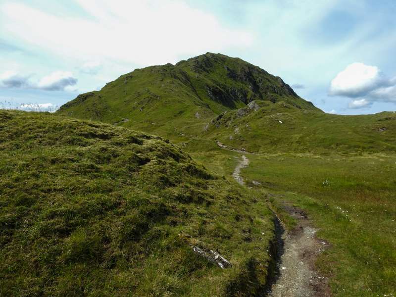 Final section of path before the summit