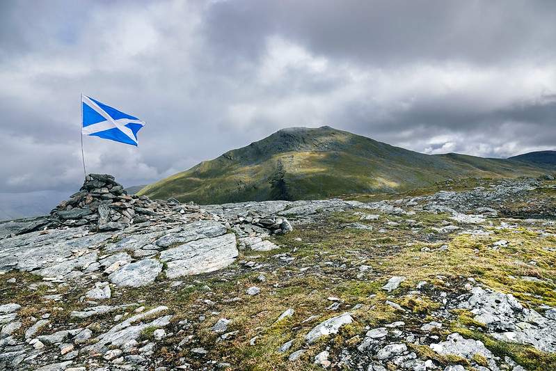 Looking at Ben Lui from Beinn a' Chlèibh
