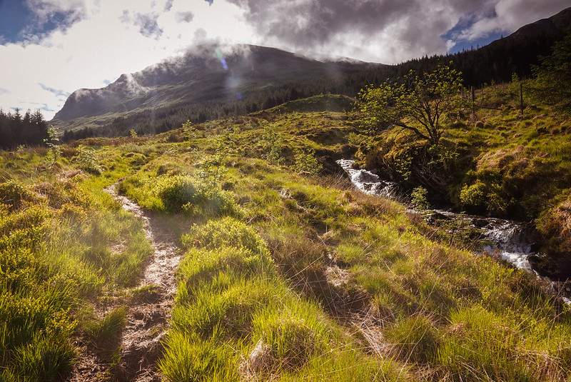 Carry on up the same side - Ben Lui in this shot.
Beinn a' Chlèibh and Ben Lui