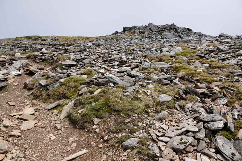 Ben Lui surface from 950+ m