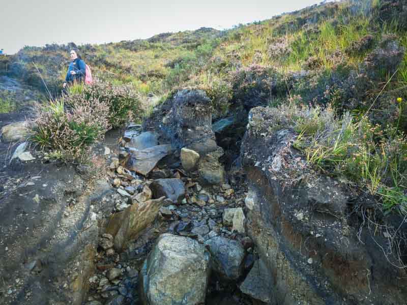 Initial part of the path are not in great condition!