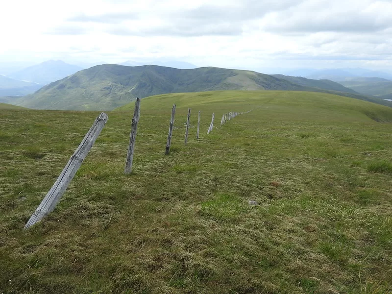 Heading of the normal route when doing the Creag Meagaidh circuit