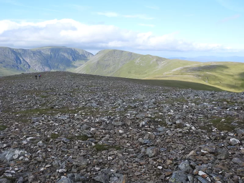 View west from Carn Liath. The route ahead.
Creag Meagaidh circuit